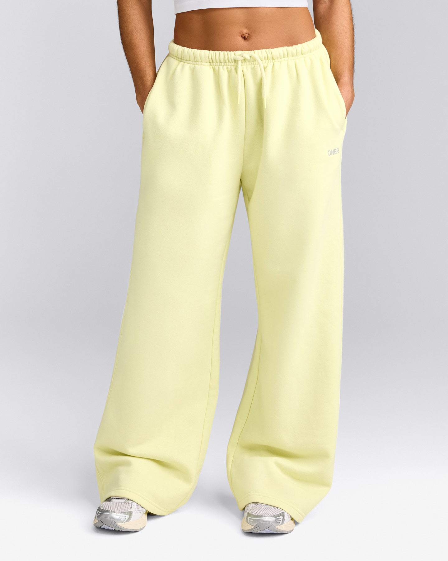 Foundations All Season Straight Leg Joggers | Pastel Yellow