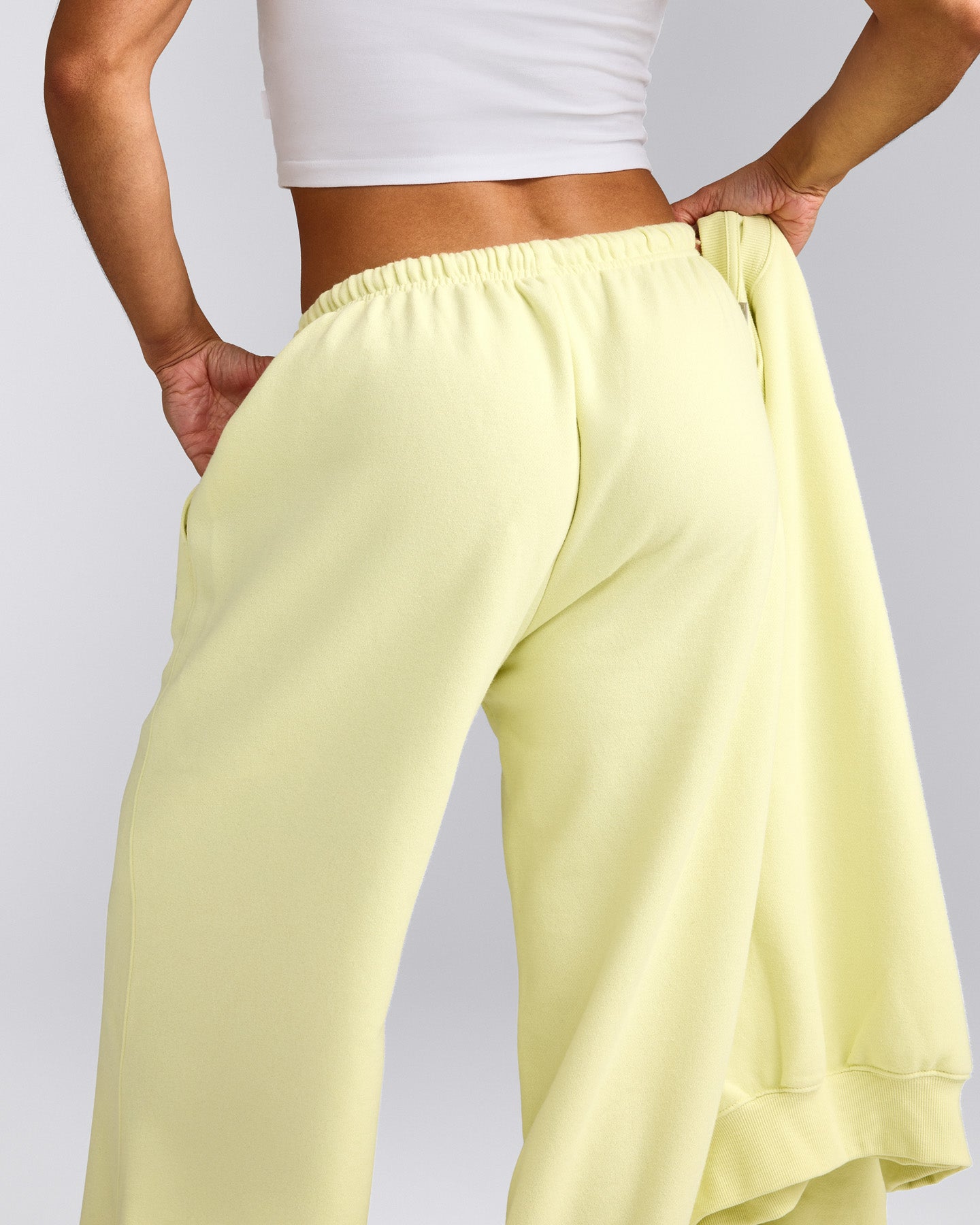 Foundations All Season Straight Leg Joggers | Pastel Yellow