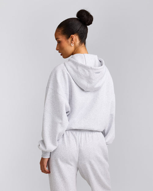 Foundations All Season Zip Up Hoodie | Grey Marl