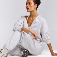 Foundations All Season Zip Through Hoodie | Grey Marl