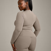 Mellow™ Motion Crew Neck Long Sleeve Top | Warm Minky