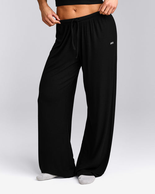 Oner At Home Night Bottoms | Black