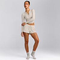 Oner At Home Night Shorts | Oat Marl
