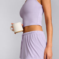 Oner At Home Night Strappy Mid Vest | Light Lavender Purple