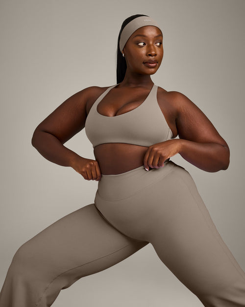 SoftMotion™ Bralette with Grey Logo | Minky