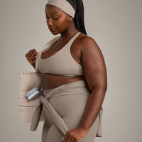 SoftMotion™ Headband with Grey Logo | Minky