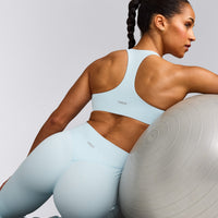SoftMotion™ Flared Bottoms with Grey Logo | Cloud Blue