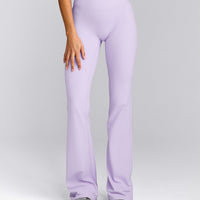 SoftMotion™ Flared Bottoms with Grey Logo | Lavender Purple