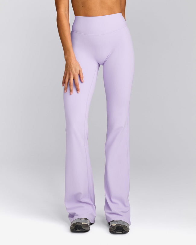 SoftMotion™ Flared Bottoms with Grey Logo | Lavender Purple