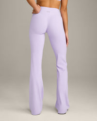 SoftMotion™ Flared Bottoms with Grey Logo | Lavender Purple