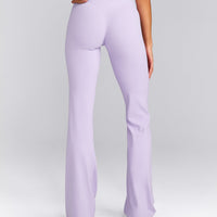SoftMotion™ Flared Bottoms with Grey Logo | Lavender Purple