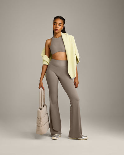 SoftMotion™ Flared Bottoms with Grey Logo | Minky