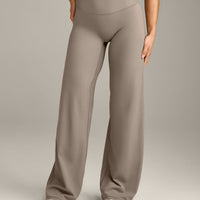 SoftMotion™ Straight Leg Bottoms with Grey Logo | Minky