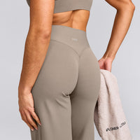 SoftMotion™ Straight Leg Bottoms with Grey Logo | Minky