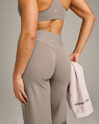 SoftMotion™ Straight Leg Bottoms with Grey Logo | Minky