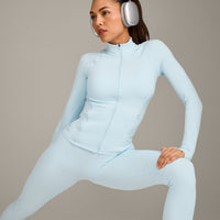 SoftMotion™ Jacket with Grey Logo | Cloud Blue
