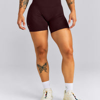 EnhanceLift™ Seamless High Rise Shorts | Plum Brown