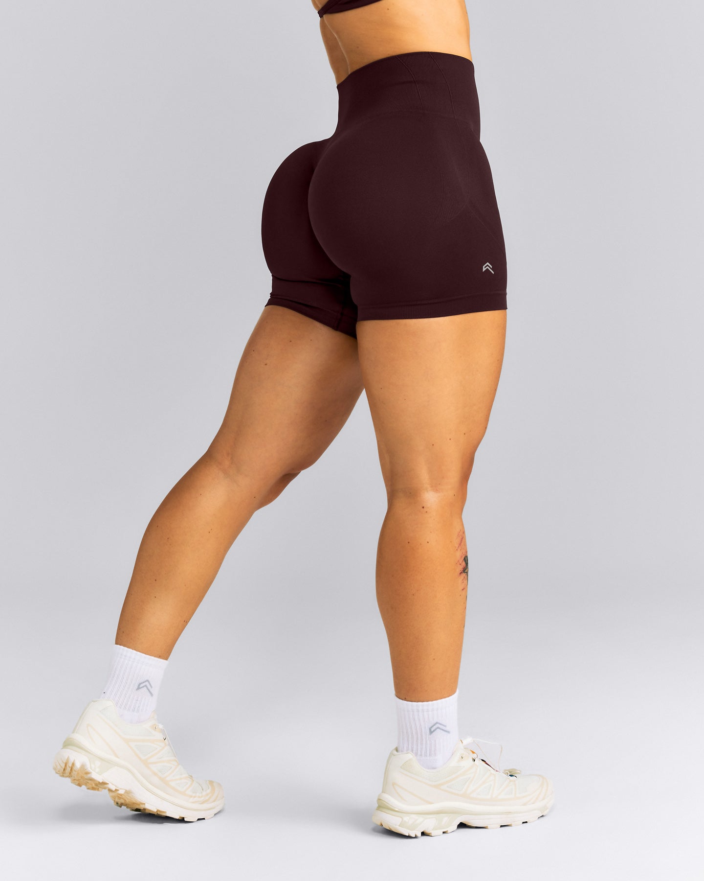 EnhanceLift™ Seamless High Rise Shorts | Plum Brown