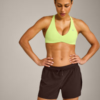AirMove™ Lined Shorts 4" with Pocket New Branding | 70% Cocoa