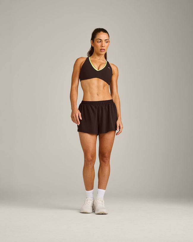 AirMove™ Lined Shorts 2" with Pocket New Branding | 70% Cocoa