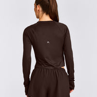 PrecisionMove™ Long Sleeve Top | 70% Cocoa