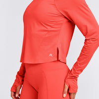 PrecisionMove™ Long Sleeve Top | Coral
