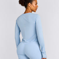 PrecisionMove™ Long Sleeve Top | Powdered Blue