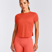 PrecisionMove™ Short Sleeve Top | Coral