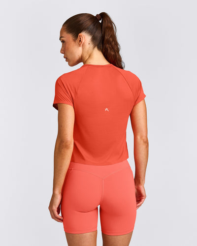 PrecisionMove™ Short Sleeve Top | Coral