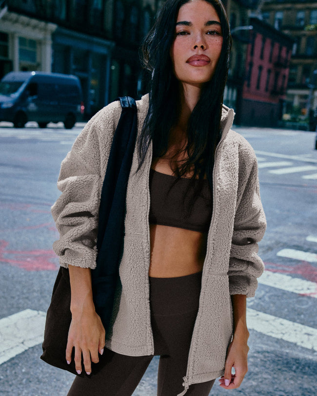 Sherpa Jacket | Warm Sand