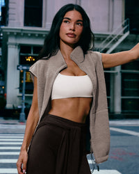 Sherpa Gilet | Warm Sand