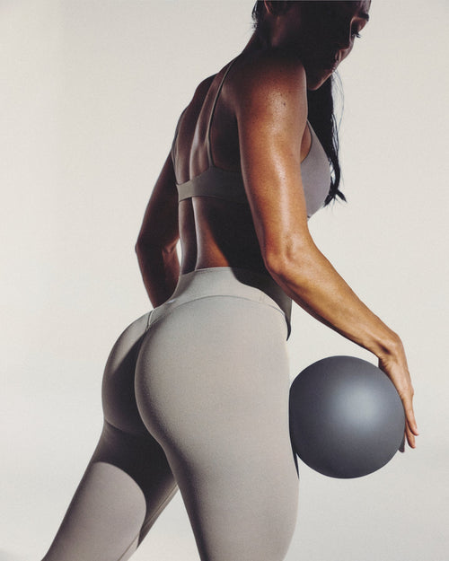SoftMotion™ Wrap Leggings New Branding | Zinc Grey