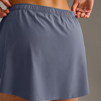 AirMove™ Skort with Pockets New Branding | Granite Blue