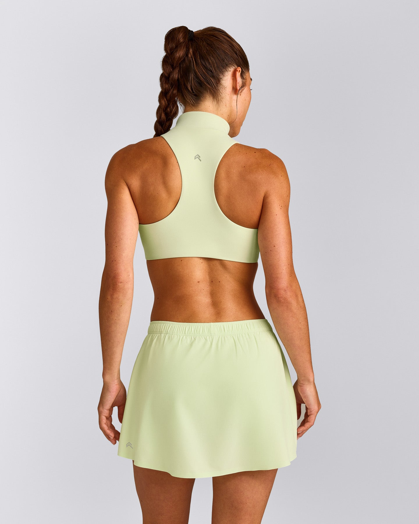 EasyLift™ Zip High Neck Sports Bra New Branding | Meadow Mist Green