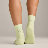 Performance Mid Crew Socks 1 Pack | Meadow Mist Green