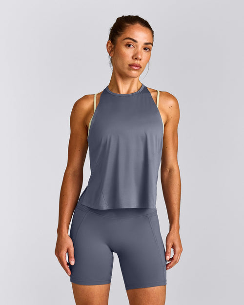 PrecisionMove™ Drop Armhole Vest | Granite Blue