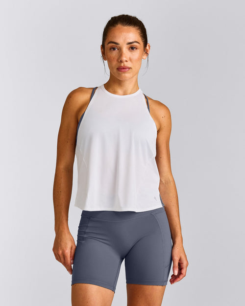 PrecisionMove™ Drop Armhole Vest | White