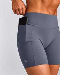 UnifiedMove™ Pocket Shorts 6" with Bonding New Branding | Granite Blue