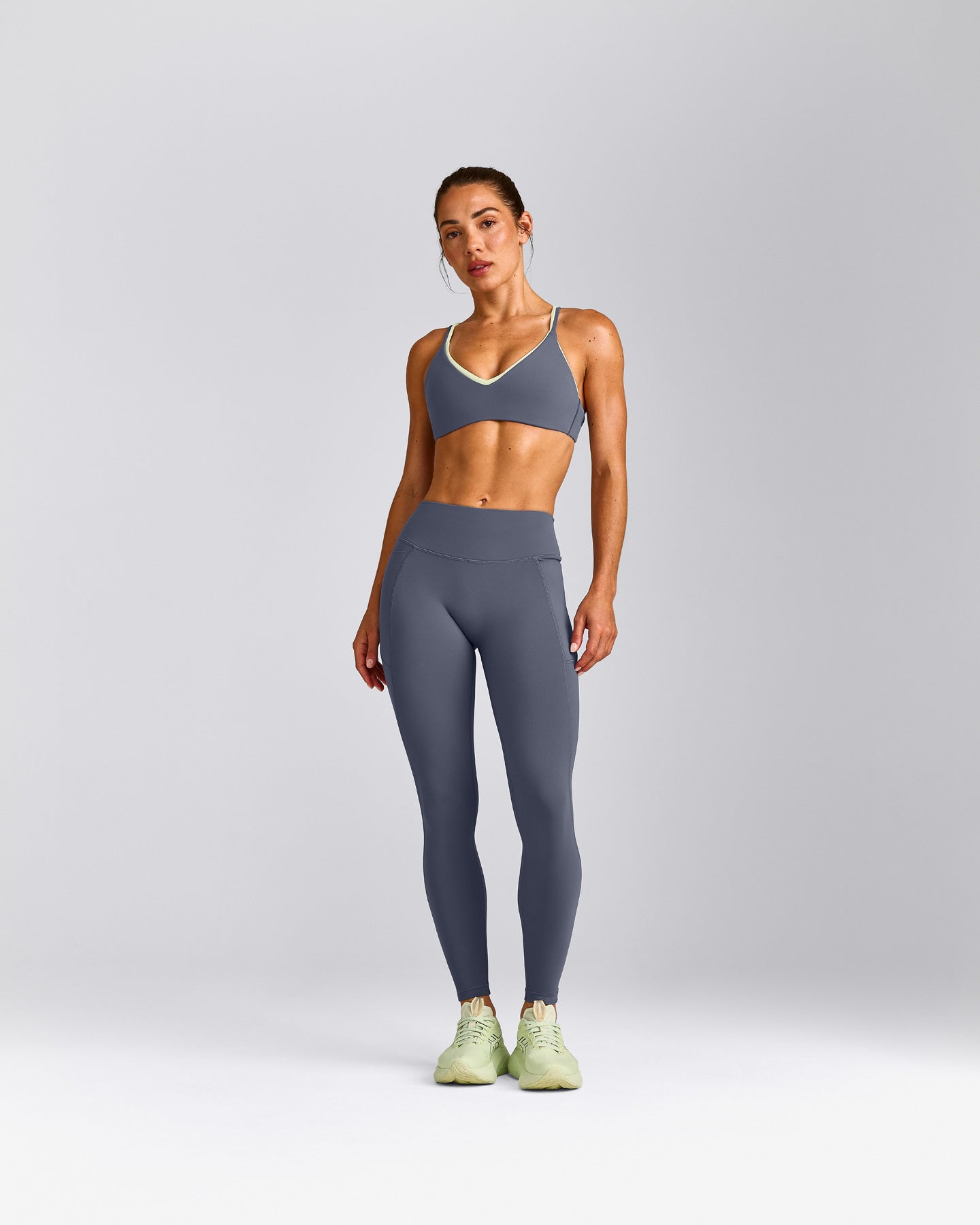 UnifiedMove™ Pocket Leggings with Bonding New Branding | Granite Blue