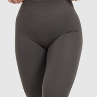 Timeless High Waisted Leggings | Deep Taupe