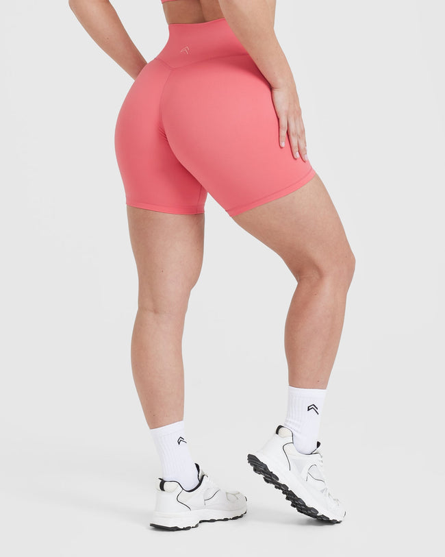 Timeless High Waisted Shorts 6" | Amplify Pink