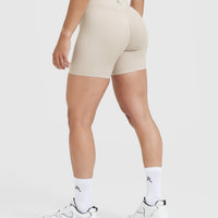 Timeless High Waisted Shorts 6" | Sand