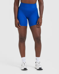 Timeless High Waisted Shorts 6" | Cobalt