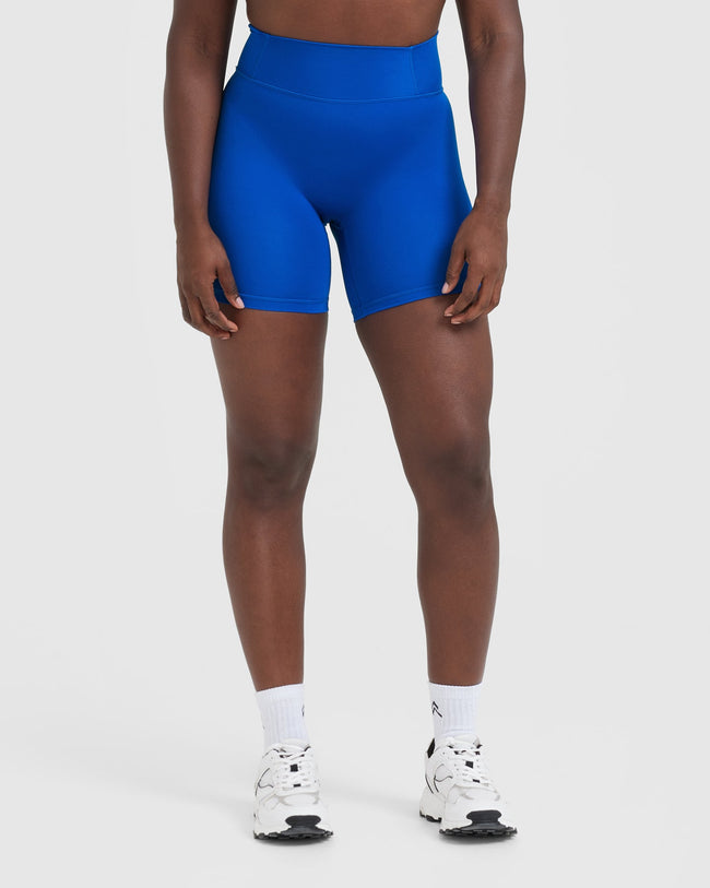 Timeless High Waisted Shorts 6" | Cobalt