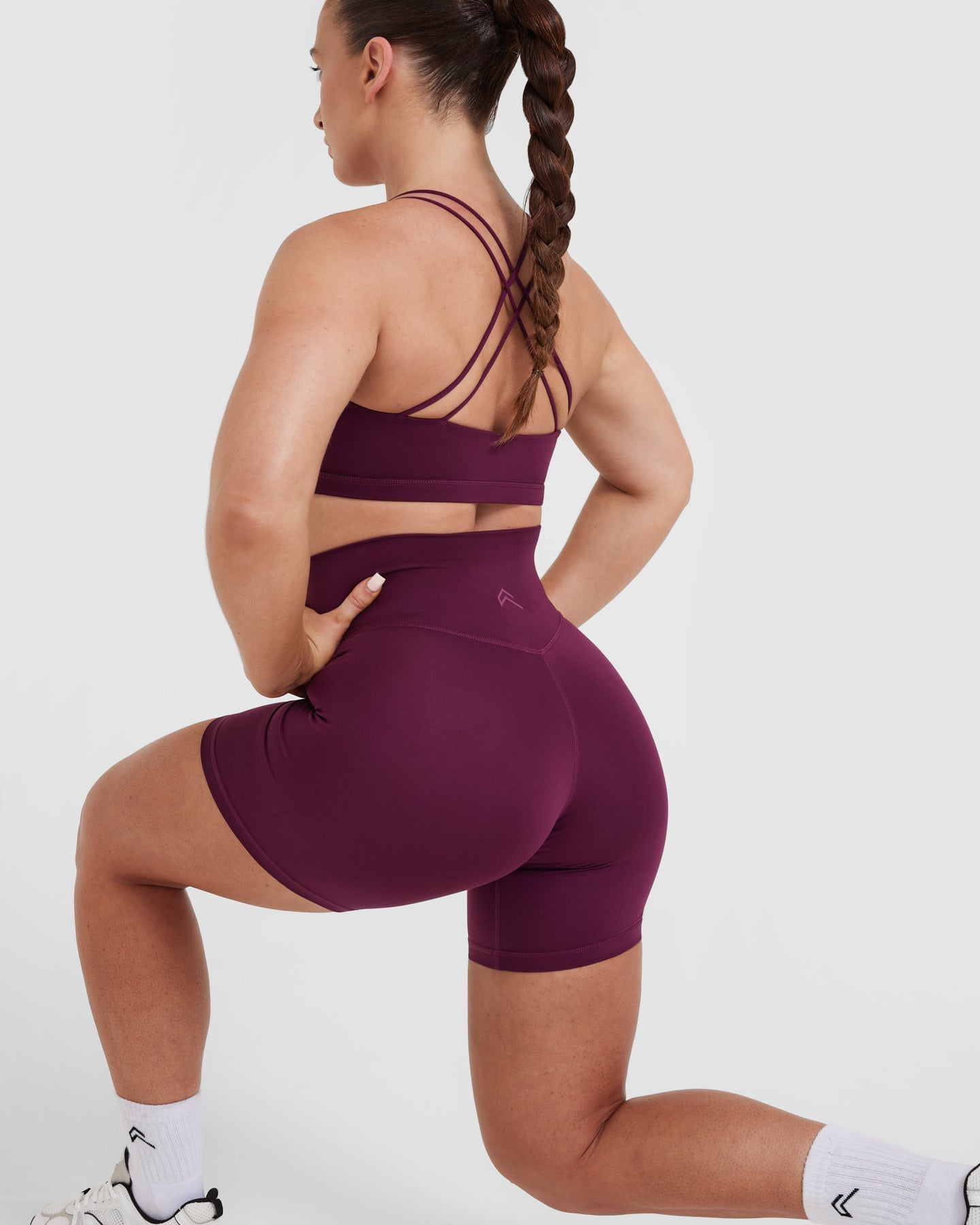 Timeless High Waisted Shorts 6" | Ripe Fig