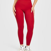 Timeless High Waisted Leggings | Toasted Red