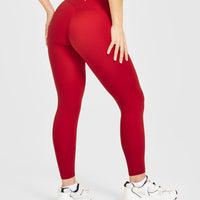 Timeless High Waisted Leggings | Toasted Red