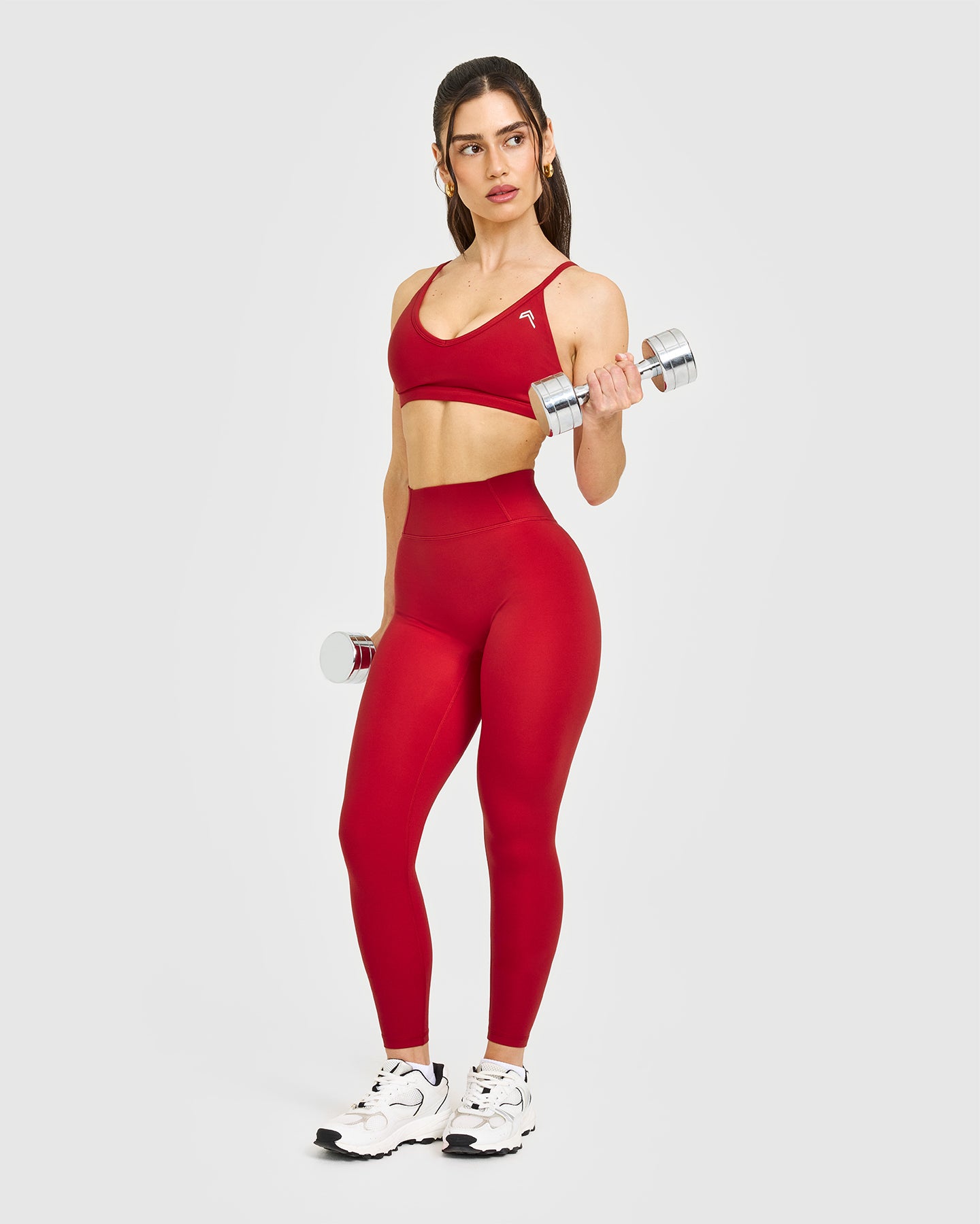 Timeless High Waisted Leggings | Toasted Red