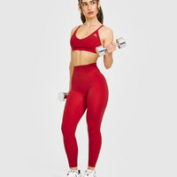 Timeless High Waisted Leggings | Toasted Red