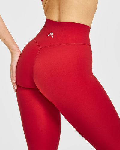 Timeless High Waisted Leggings | Toasted Red